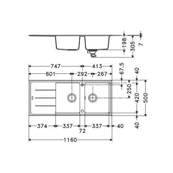 Franke Basis Fragranit+ BFG621