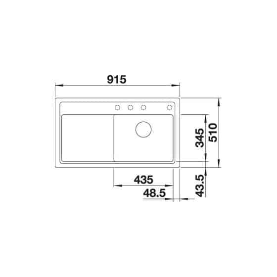 Blanco Zenar 5S Silgranit Blanco Zenar 5S Silgranit