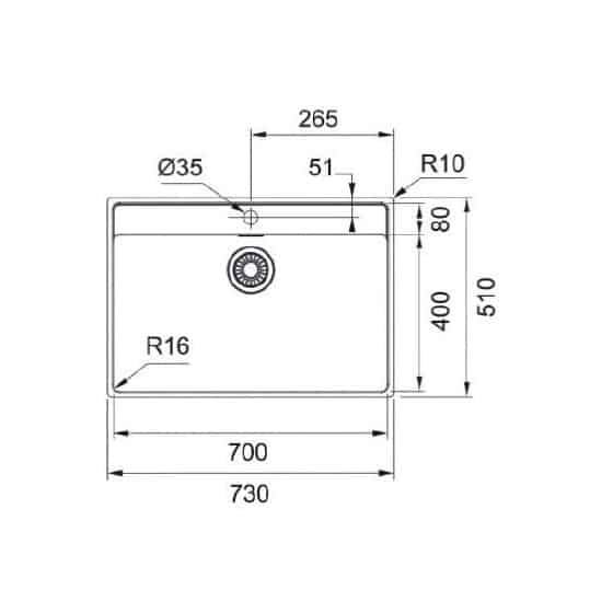 Franke Maris MRX210-70
