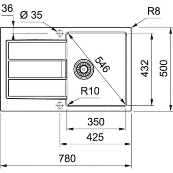 Franke Sirius 2 Tectonite S2D611-78 Franke Sirius 2 Tectonite S2D611-78