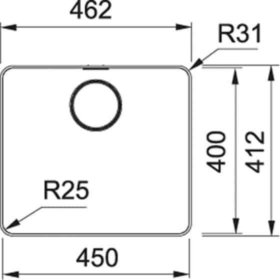 Franke Mythos Inox MYX210-45