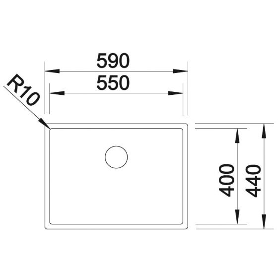 Blanco Claron 550-IF Inox InFino