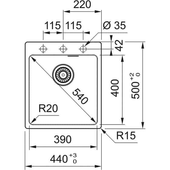 Franke Maris Fragranit+ MRG610-39