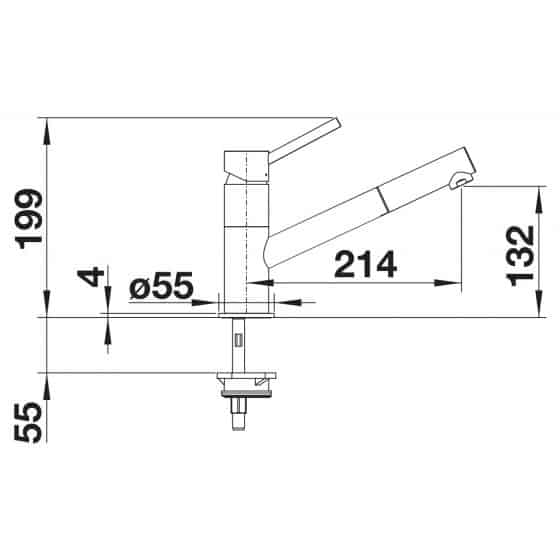 Blanco Kano-S Silgranit Look Bicolore