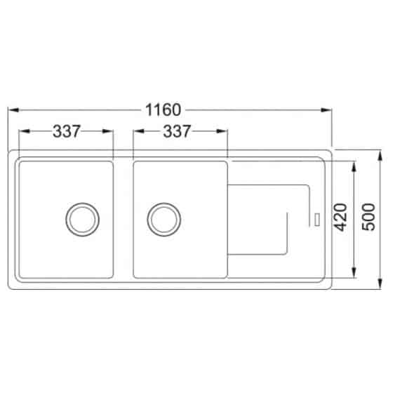 Franke Titan Tectonite TTD621