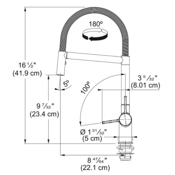 Franke Active semi pro Noir Mat