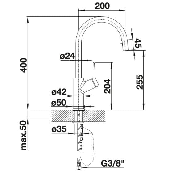 Blanco Carena-S Vario Silgranit-look Bicolore
