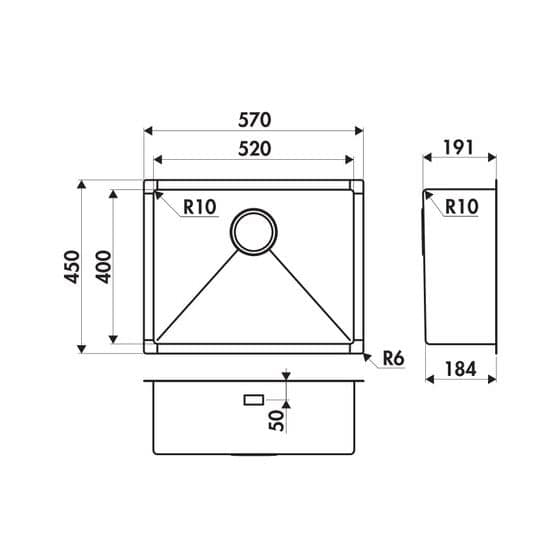 Luisina Vibrato EVSP54 Inox Nid d'abeille