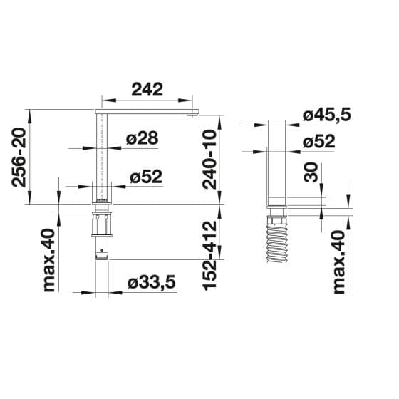 Blanco ELOSCOPE-F II CHROME
