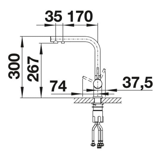 Blanco Fontas II HP SATIN GOLD7