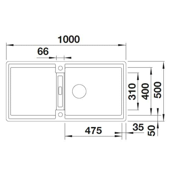 Blanco Adira XL 6S Silgranit Blanco Adira XL 6S Silgranit
