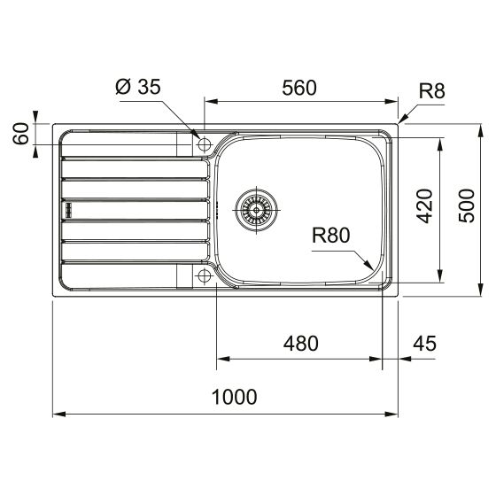 Franke Spark SKX611-XL