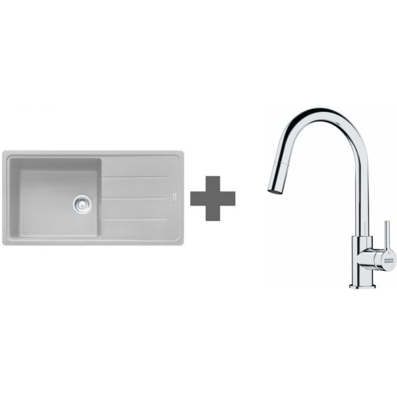 PACK Franke Basis Fragranit BFG611-XL + Mitigeur PACK Franke Basis Fragranit BFG611-XL + Mitigeur
