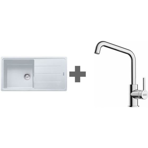 PACK Franke Basis Fragranit BFG611-XL + Mitigeur PACK Franke Basis Fragranit BFG611-XL + Mitigeur