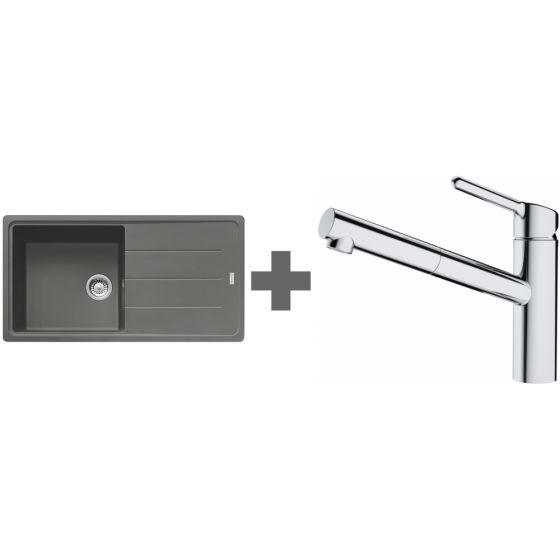 PACK Franke Basis Fragranit BFG611-XL + Mitigeur PACK Franke Basis Fragranit BFG611-XL + Mitigeur