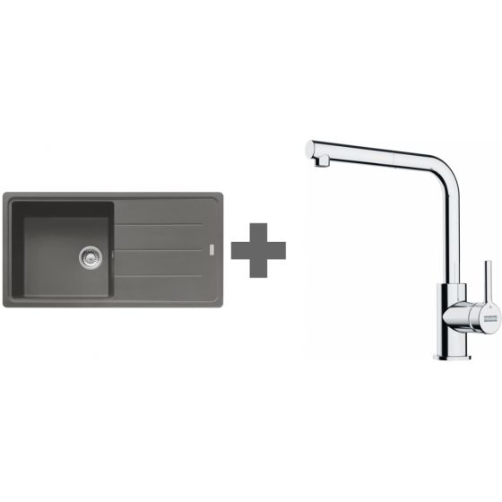 PACK Franke Basis Fragranit BFG611-XL + Mitigeur PACK Franke Basis Fragranit BFG611-XL + Mitigeur