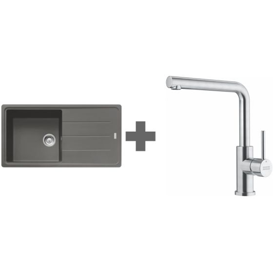 PACK Franke Basis Fragranit BFG611-XL + Mitigeur PACK Franke Basis Fragranit BFG611-XL + Mitigeur