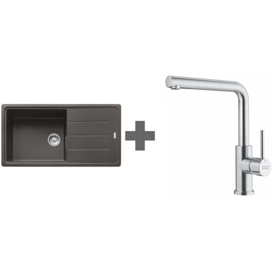 PACK Franke Basis Fragranit BFG611-XL + Mitigeur PACK Franke Basis Fragranit BFG611-XL + Mitigeur