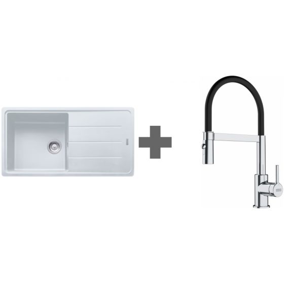 PACK Franke Basis Fragranit BFG611-XL + Mitigeur PACK Franke Basis Fragranit BFG611-XL + Mitigeur
