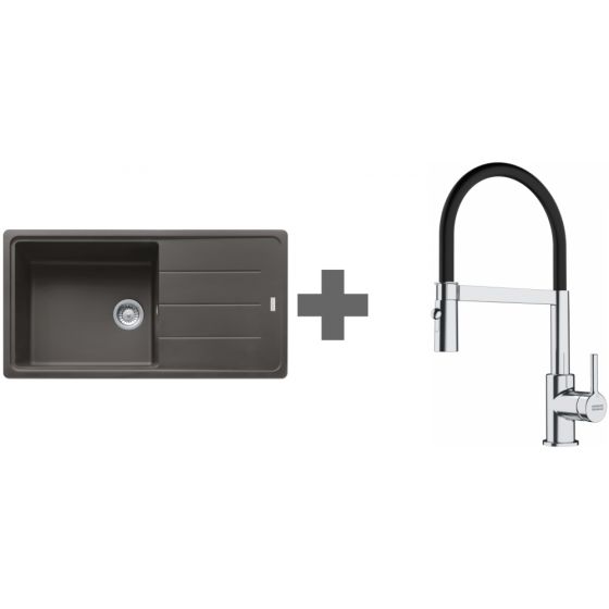 PACK Franke Basis Fragranit BFG611-XL + Mitigeur PACK Franke Basis Fragranit BFG611-XL + Mitigeur
