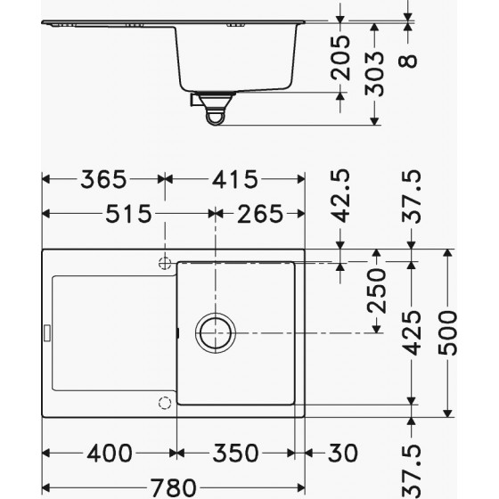 Franke Maris Fragranit+ MRG611-78