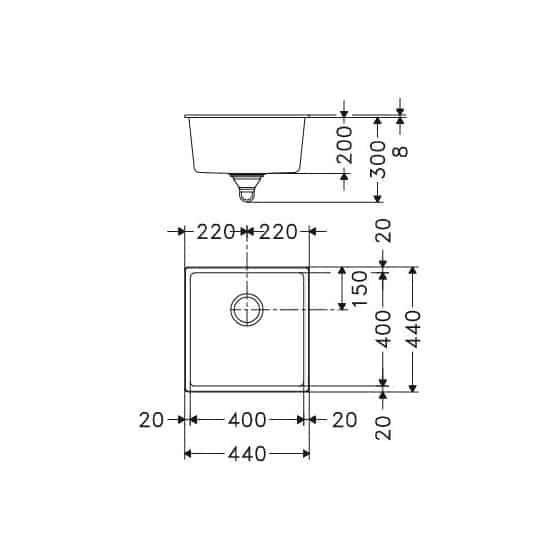 Franke Domus Fradura DMD610-44