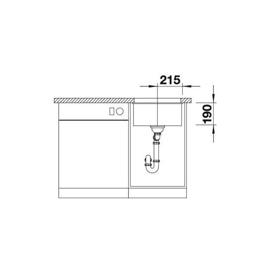 Blanco Subline 400-U Silgranit