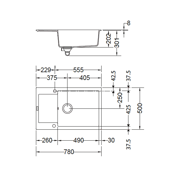 Franke Maris Fragranit+ MRG611-XLC