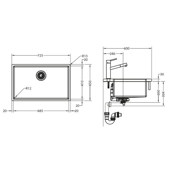 Franke Box BXX110-68 Franke Box BXX110-68
