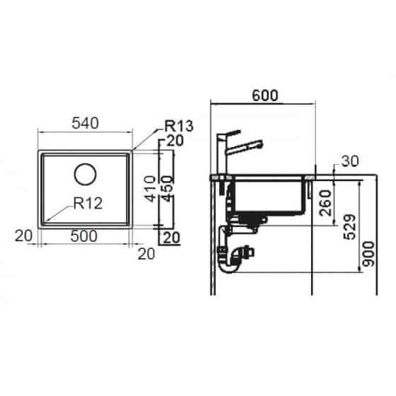 Franke Box BXX110-50